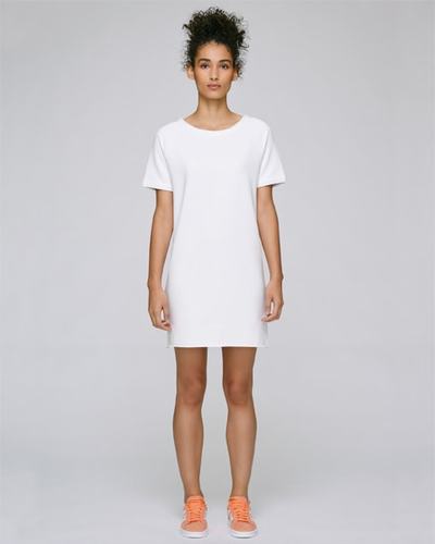 ekologinen mekko valkoinen