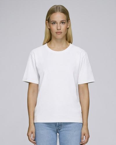 valkoinen naisten t-paita