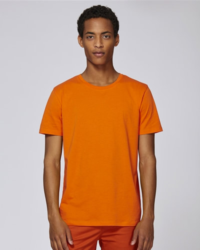 oranssi t-paita ekopuuvilla