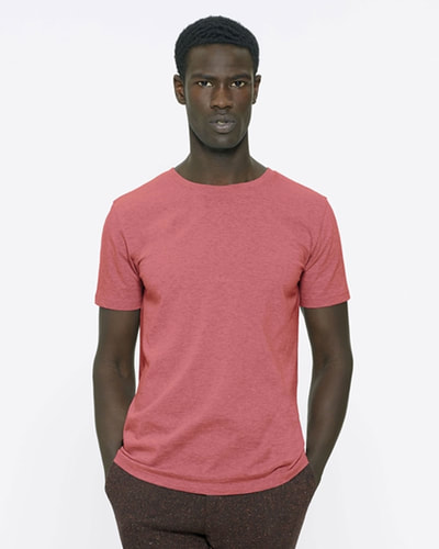 meleerattu karpalonpunainen t-paita