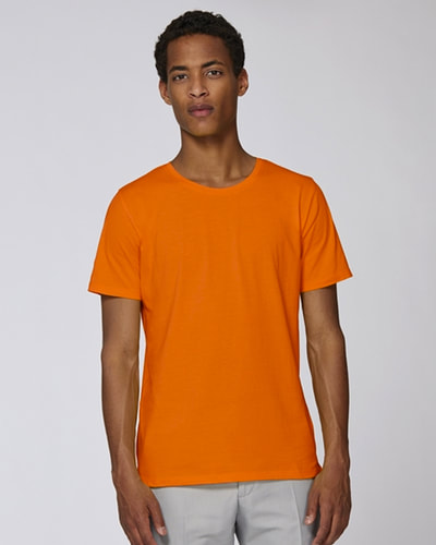 oranssi luomupuuvilla t-paita unisex