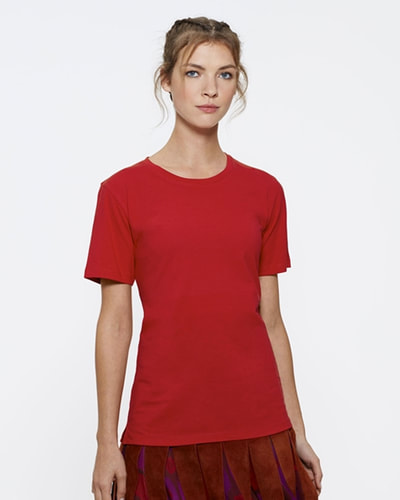 punainen unisex t-paita