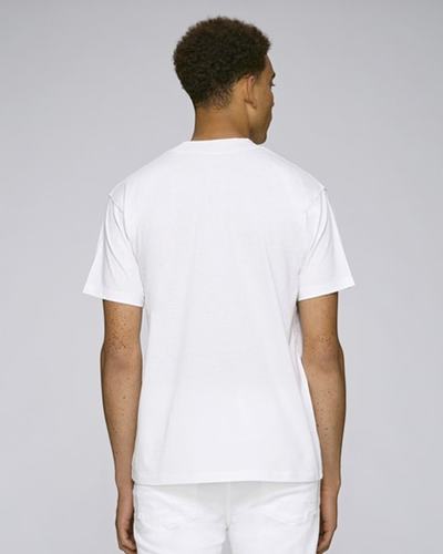 valkoinen luomupuuvilla t-paita